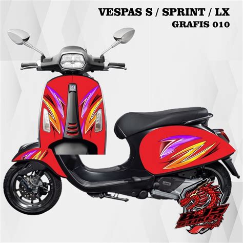 Jual Striping Vespa Striping Sticker Stiker Polet Lis Transparan