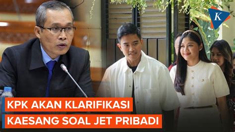 Video KPK Bakal Klarifikasi Kaesang Soal Jet Pribadi Hingga Tas Branded