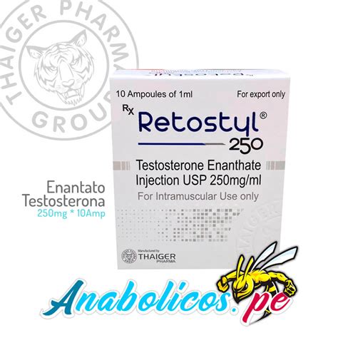 Enantato Testosterona 250mg Retostyl Thaiger Pharma Anabolicos Peru