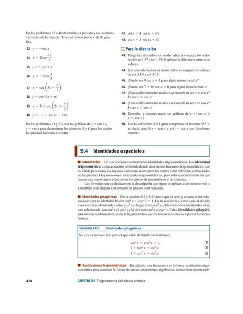 Trigonometr A Del C Rculo Unitario Autor Cimat Pdf