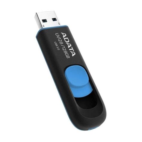 Adata Uv Pendrive Gb Usb Preto Azul Auv G Rbe