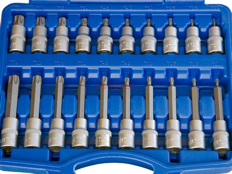 Pcs Drive Torx Socket Set Point Star Keys T T Extra Long Bit