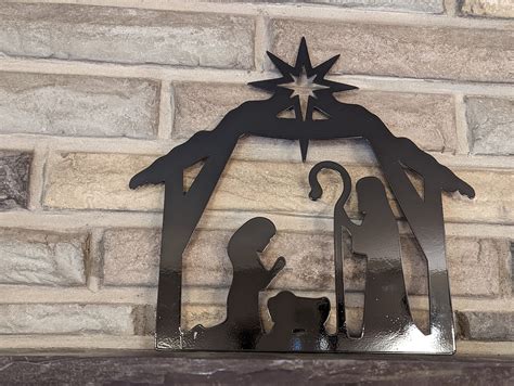 Nativity Scene, Nativity Manger, Steel Decor, Christmas Gift - Etsy