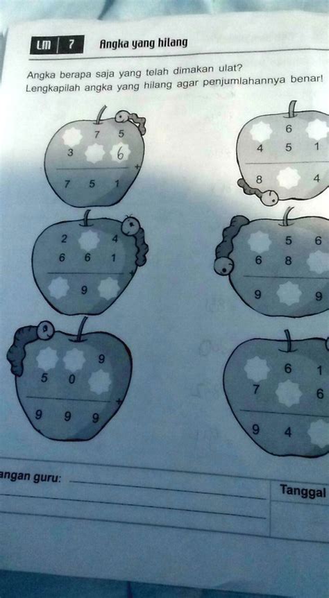 Solved Lengkapi Angka Yg Hilang Agar Penjumlahanya Benar Tolong Buat