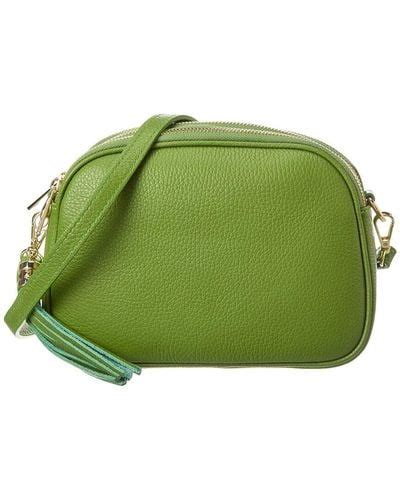 Green Italian Leather Bags For Women Lyst