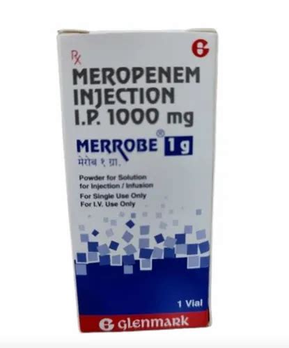 Merrobe Meropenem Injection I P Mg Gm At Rs Vial In Indore