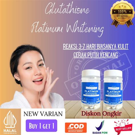 Jual Pusat Platinum Whitening Glutathione Original Pemutih Badan