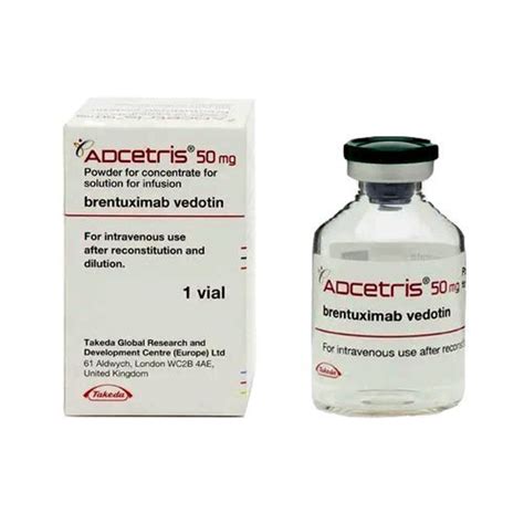 Takeda Adcetris Breantuximab Vedotin 50 Mg Grade Standard Medicine At