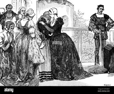 The execution of Anne Boleyn, 1536. Artist: Unknown Stock Photo - Alamy