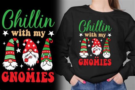 Chillin With My Gnomies Christmas Svg Graphic By Trendy Designs