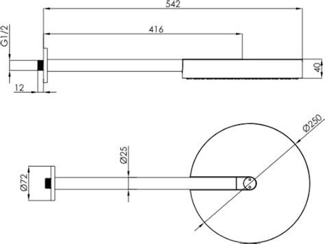 Ben Engraved Cross Inbouw Regendoucheset Cm Geborsteld Koper