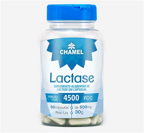 Enzima Lactase em Cápsulas Chamel Produtos Naturais