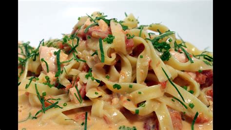 Tagliatelles Au Saumon Frais Par Alain Ducasse Youtube