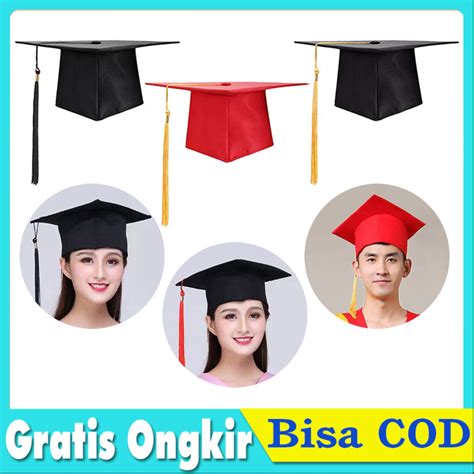 Jual Topi Toga Wisuda Exclusive Square Graduation Cap Dewasa Tk Smp