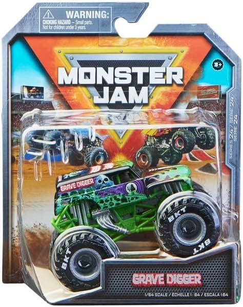 Amazon.com: Monster Jam Grave Digger World Finals Series 24, 1:64 Scale diecast Truck : Toys & Games