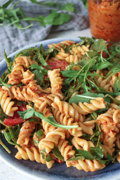 Nudelsalat Mit Pesto Rosso In Minuten Fertig