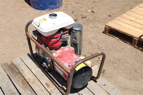 Lot 57 - Honda 5kVA generator | AuctionsPlus
