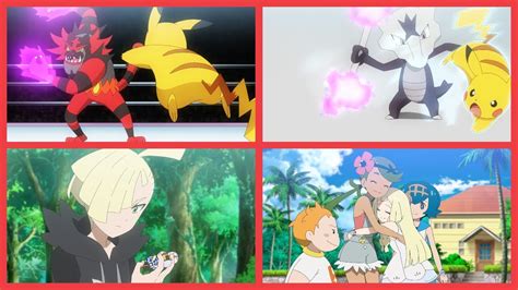 Ash Vs Kukui Gladion And Kiawe Lillie Returns To Alola Pokemon