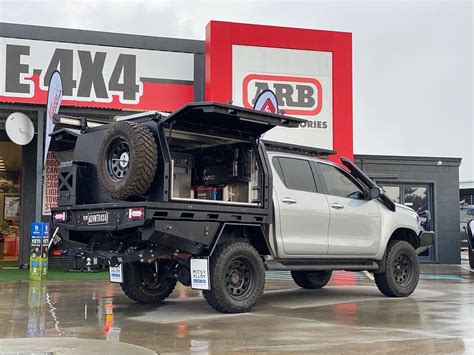 Hermy's Toyota Hilux with Mits Alloy Canopy - Adventure 4x4