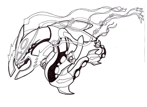 Important Concept 44+ Pokemon Coloring Pages Mega Rayquaza