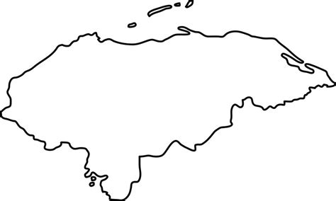 Bahamas Map Of Black Contour Curves On White Vector Image