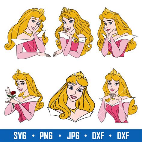 Aurora Bundle Svg Princess Aurora Svg Sleeping Beauty Svg Inspire