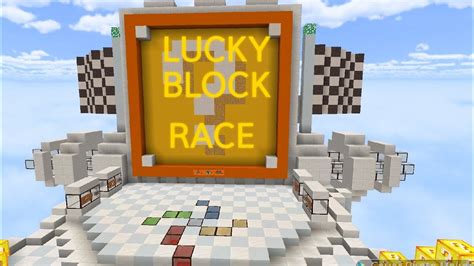 Playing One Block Lucky Race With My Brother Building And Crafting