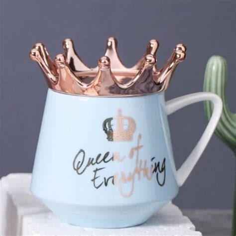 Queen Cup Cup With Lid Cute Cup Queen Mug Queen Of Etsy