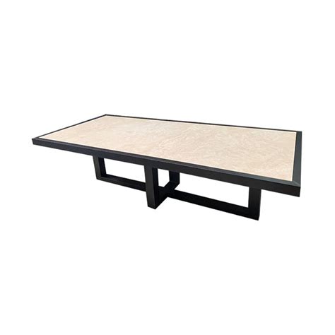 Moderne Rectangular Outdoor Dining Table Kreiss