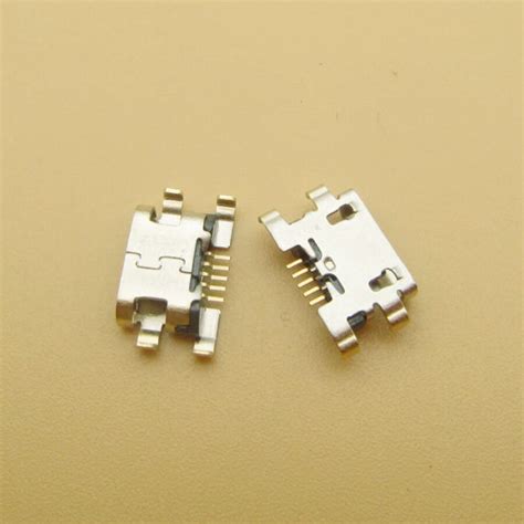 10pcs Micro Mini Usb Jack Socket Connector Charging Port Dock Plug Female 5 Pin For Homtom Ht10