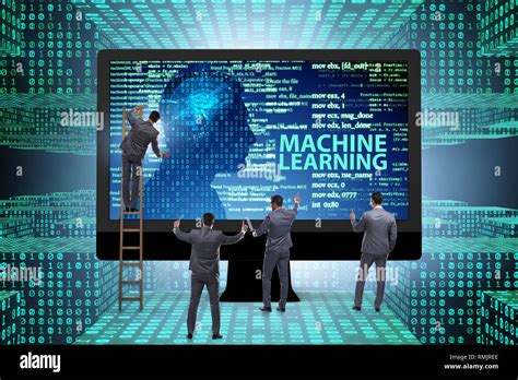 Machine learning concept as modern technology Stock Photo - Alamy