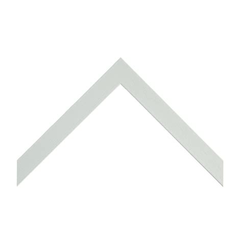 Cornice Legno Ayous Piatta Bianco Poro Aperto 13443001 Albor