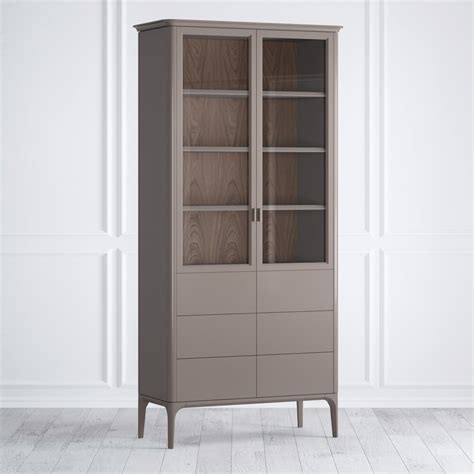 Шкаф книжный Primo bosco узкий с 6 ящиками из коллекции Primo