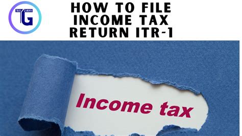 Easy File Income Tax Return Itr 1 Taxgyany