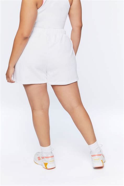 Plus Size Drawstring Shorts