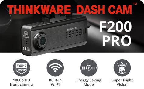 Thinkware F Pro Dash Cam Full Hd P Front Car Dash Camera With