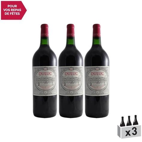 Saint Julien Duluc De Branaire Ducru MAGNUM Rouge 2010 Lot De 3x150cl