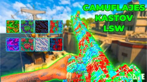 COMO DESBLOQUEAR TODOS LOS CAMUFLAJES DE LA KASTOV LSW YouTube