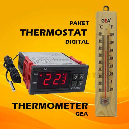 Paket Thermostat Termostat Digital STC 1000 Thermometer GEA Mesin Tetas