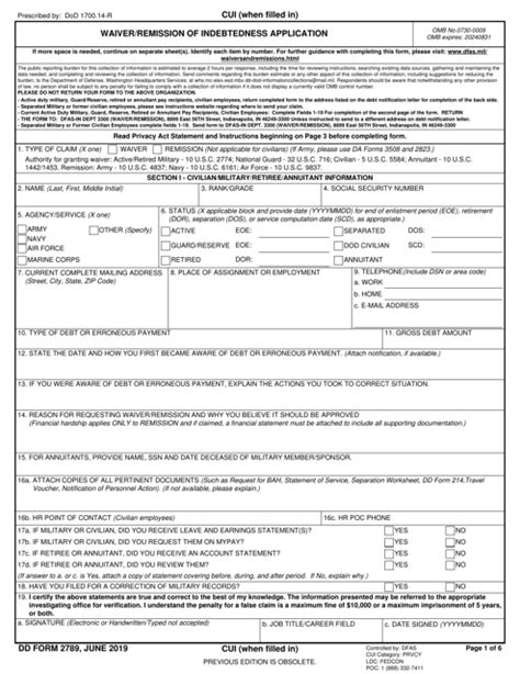 Dd Form 2789 Fill Out Sign Online And Download Fillable Pdf Templateroller