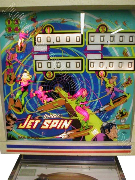 Gottlieb Jet Spin Pinball For Sale