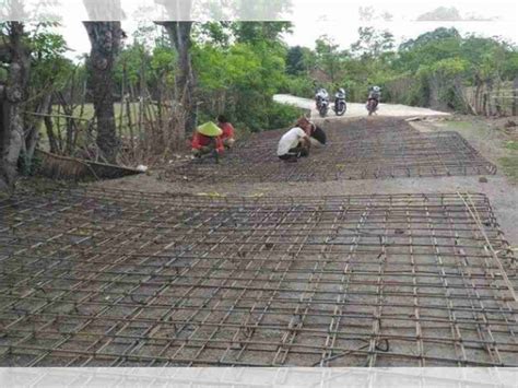 Gambar Konstruksi Jalan Beton Denah