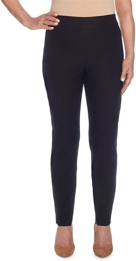 Alfred Dunner Womens Allure Slimming Missy Stretch Pants Modern Fit At