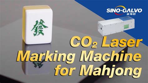 CO2 Laser Marking Machine For Mahjong Efficient And Suitable For Deep