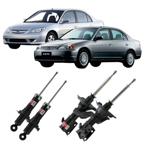 Kit Amortecedores Kayaba Originais Honda Civic A