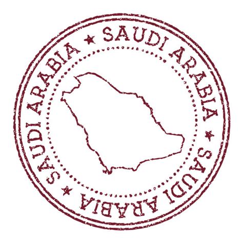 20 Saudi Arabia Visa Stamp Stock Illustrations Royalty Free Vector