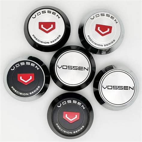 4PCS Lot 65MM3 COLORS VOSSEN PRECISION SERIES Car Wheel Center Hub Cap