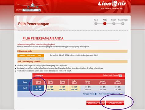 Cara Membeli Tiket Lion Air Online