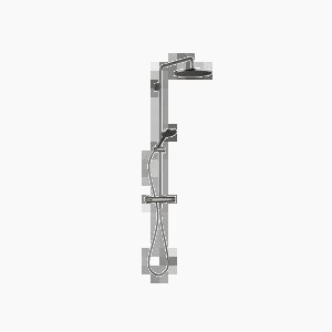 Series Specific Dark Chrome Shower Faucets Showerpipe With Shower