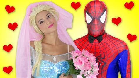 Frozen Elsa And Spiderman Youtube